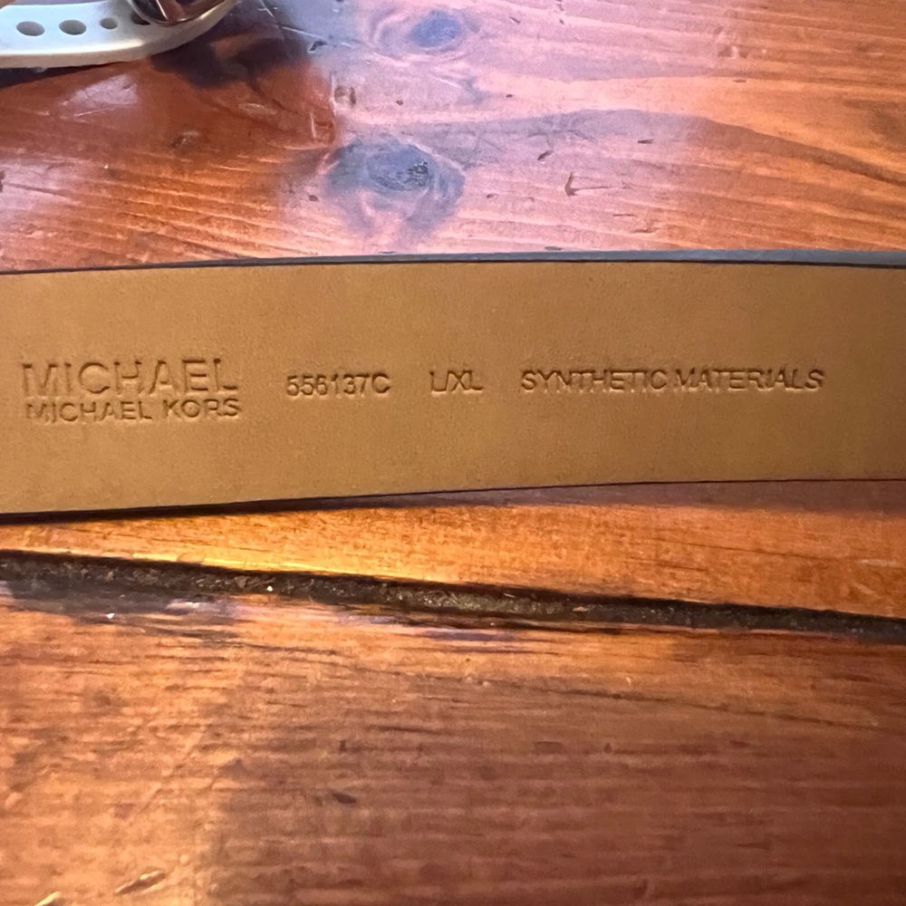 NWT Michael Kors Signature Logo Belt Bag with Adjustable Strap in Black and Grey - Picture 4 of 5